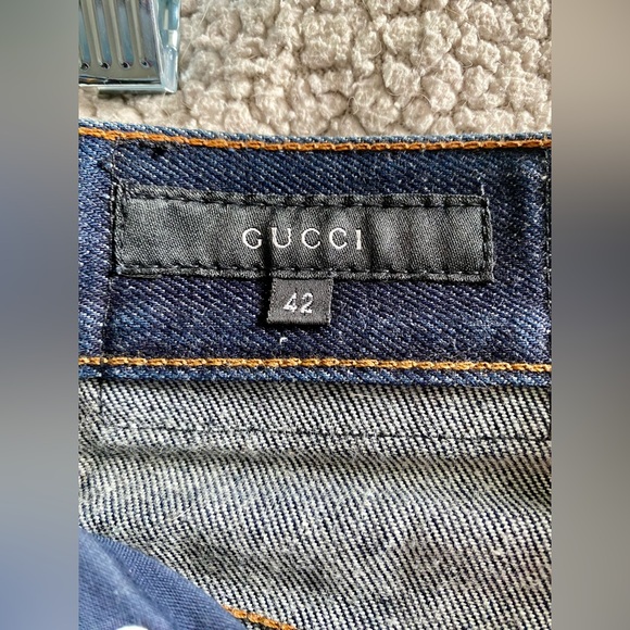 GUCCI vintage denim skirt 90s - Picture 6 of 10